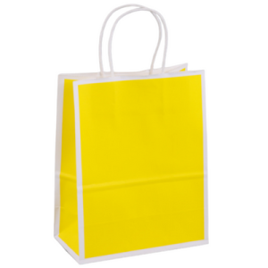 Yellow Carry Shopping Bag